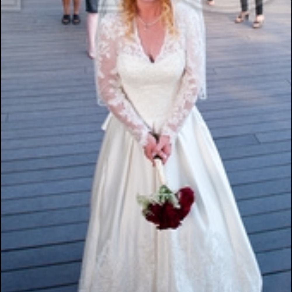 David’s Bridal wedding dress
